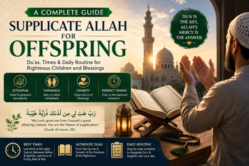 Supplicate Allah for Offspring
