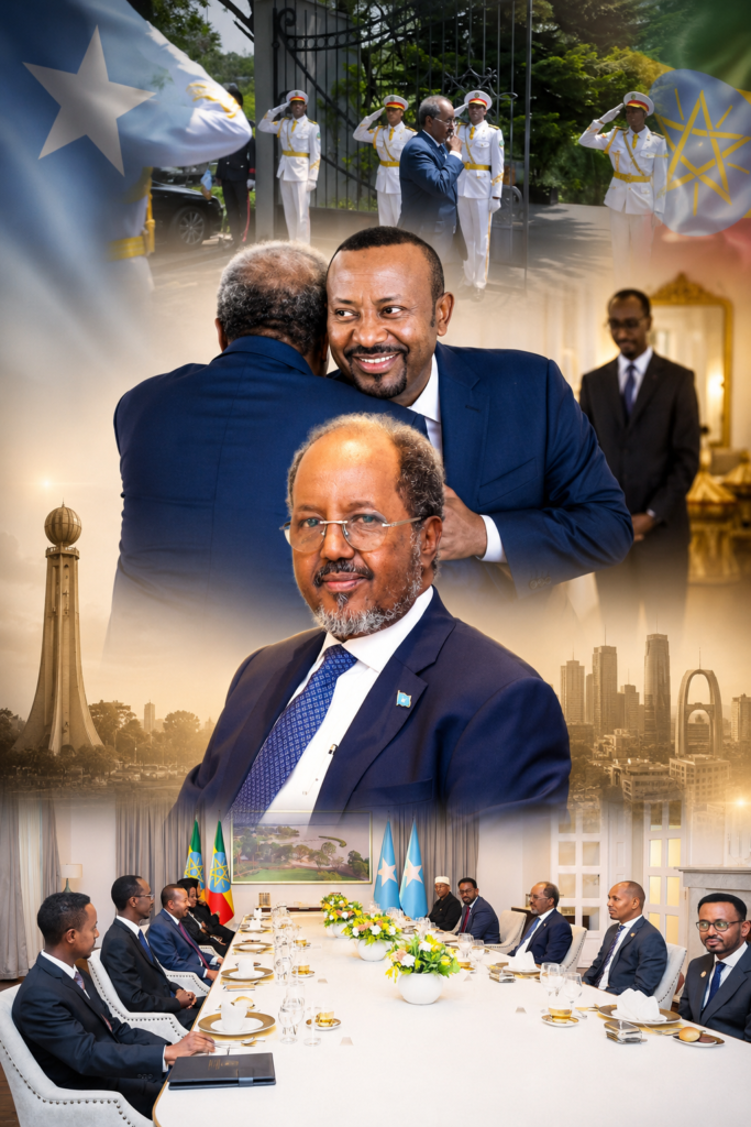 Somali President and Ethiopian PM Hold High-Stakes Security Talks in Addis Ababa