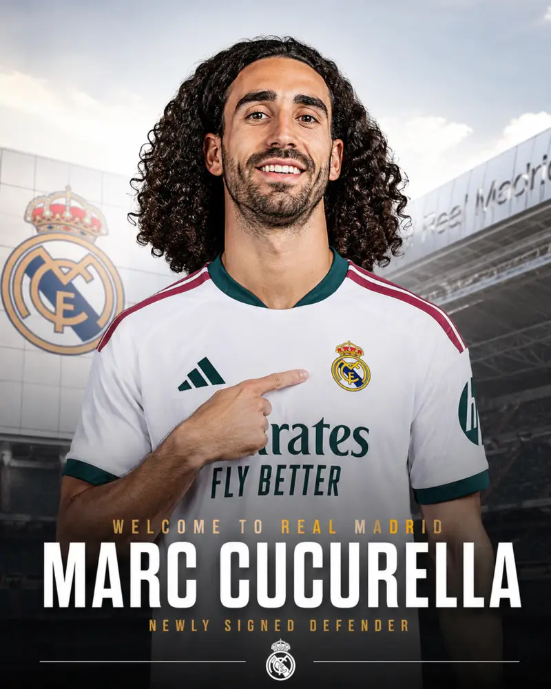 Newly signed Real Madrid defender Marc Cucurella