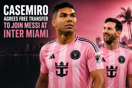 Casemiro Agrees Free Transfer to Join Messi at Inter Miami