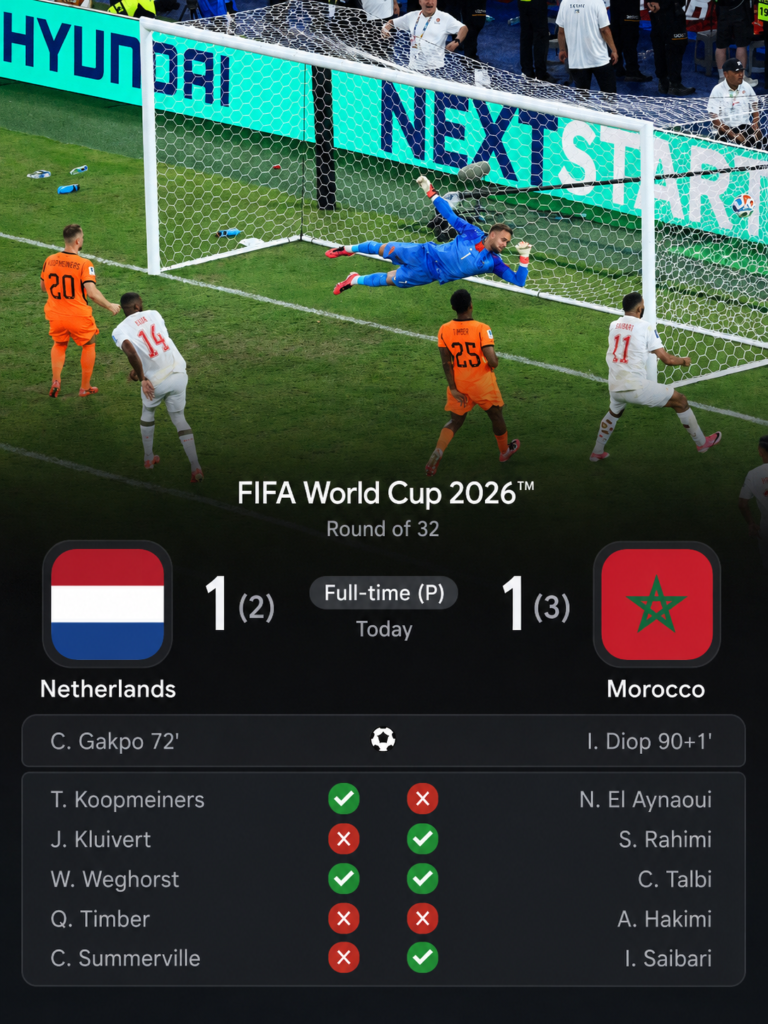 Germany and Netherlands Shockingly Eliminated from 2026 World Cup Round of 32
