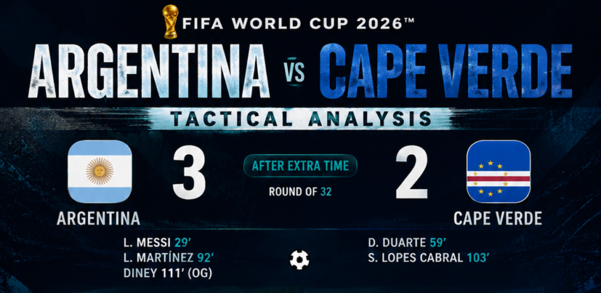 Argentina vs Cape Verde tactical analysis