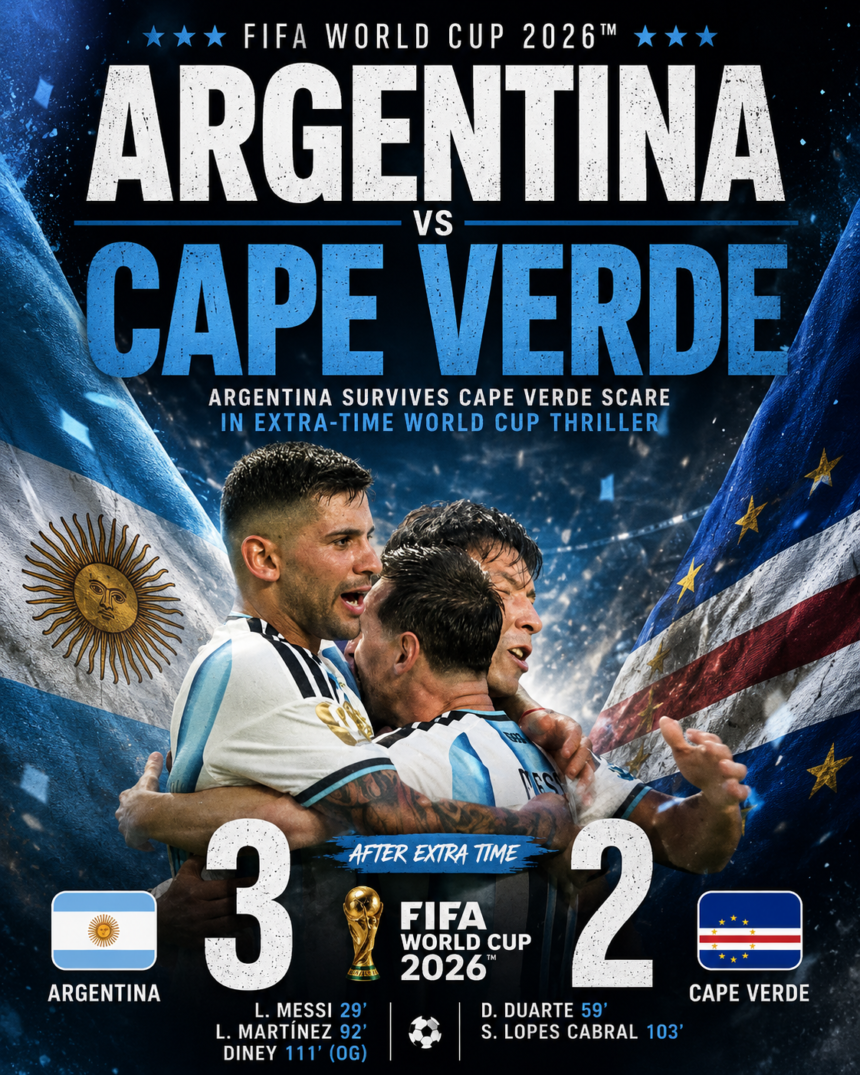 Argentina vs Cape Verde tactical analysis