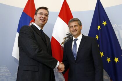 Aleksandar Vucic & Michael Spindelegger 2013