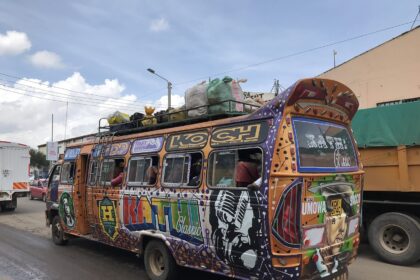 Matutu in motion in Nairobi, Kenya