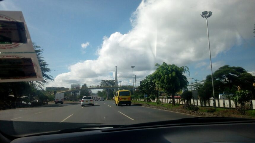 Nairobi Mombasa highway near JKIA, Kenya