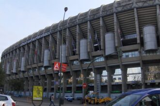 Santiago Bernabeu Stadium Front