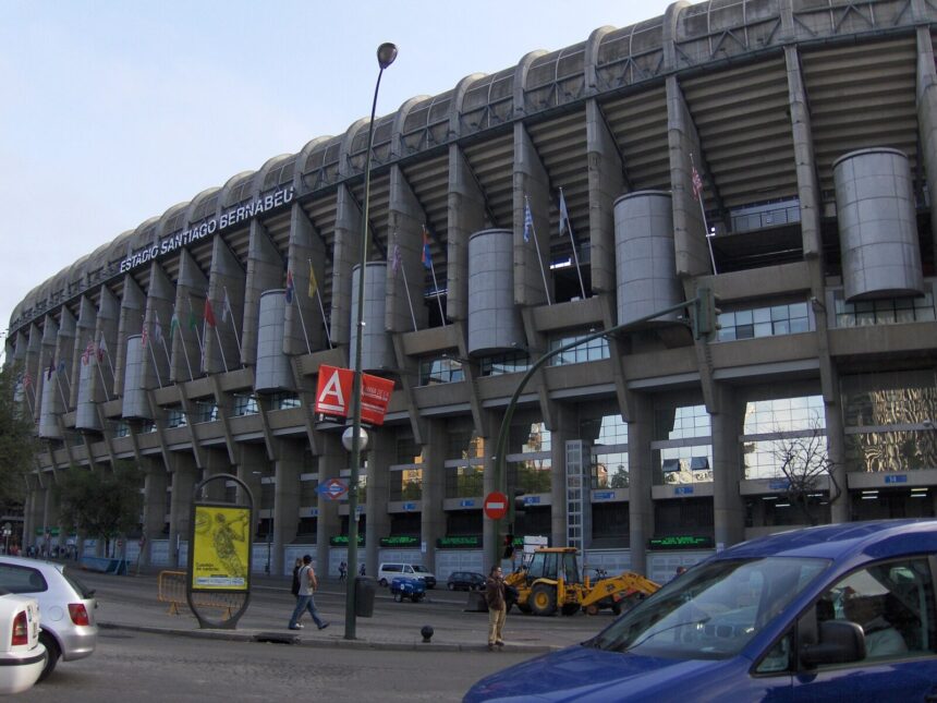 Santiago Bernabeu Stadium Front